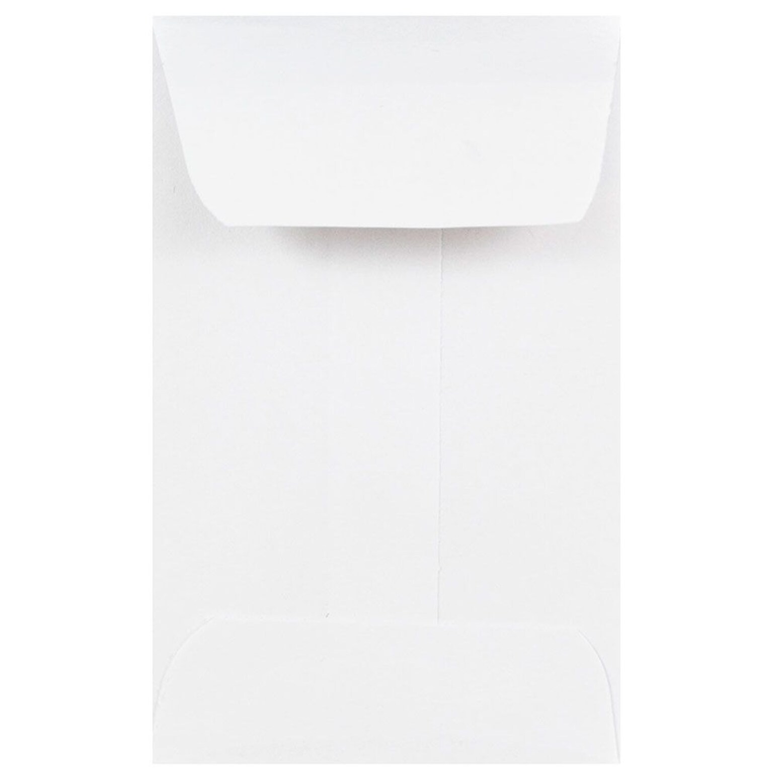 JAM Paper #1 Coin Envelope, 2 1/4 x 3 1/2, White with Gold Lining, 25/Pack (122326658A)