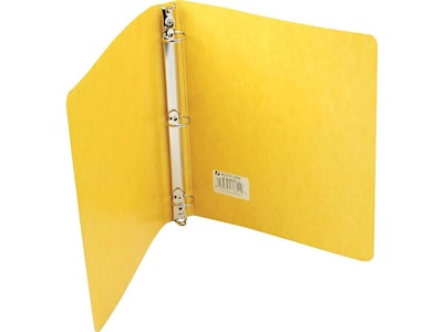 ACCO Presstex 1 3-Ring Non-View Binders, Yellow (38610)