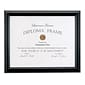 Lawrence Frames Wood Certificate Frame, Black (185011)