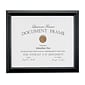 Lawrence Frames 8.5" x 11" Wood Certificate Frame, Black (185081)