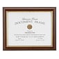 Lawrence Frames Wood Certificate Frame, Walnut (185181)