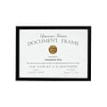 Lawrence Frames 8.5 x 11 Black Wood Certificate Frame (755581)