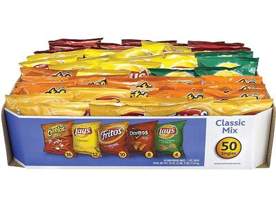 Frito Lay Variety Corn Chips, 1 oz., 50 Bags/Pack (220-00403)