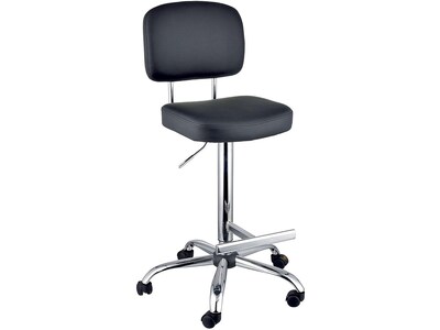 Marco Chelsea Leather Computer and Desk Chair, Black (870-01-266)