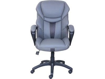 Dormeo Espo Octaspring Bonded Leather Managers Office Chair, Gray (47055)