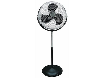 Optimus 45.5 3 Speed Floor Fan, Black (93578919M)