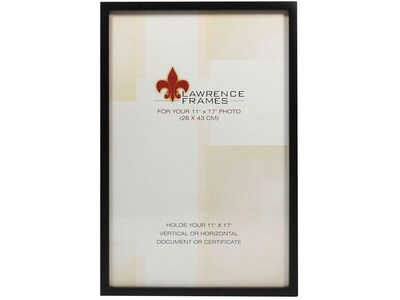 Lawrence Frames Wood Picture Frame, Black (755517)