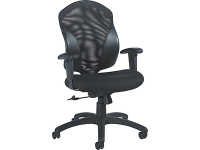 Global Mesh Back Fabric Conference Chair, Black (19514550JN02)