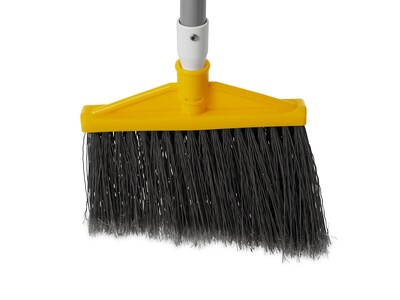 Rubbermaid 10.5 Angled Broom, Gray (FG638500GRAY)