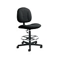 Global Deluxe Fabric Drafting Chair, Black (8977BK-IM06)