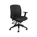Global Truform TS Fabric Big & Tall Office Chair, Ebony (TS54513SCBKJN02)