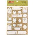 JAM Paper® To/From Christmas Gift Tag Stickers, Matte Gold Foil, 40/Pack (249732356)
