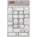 JAM Paper® To/From Christmas Gift Tag Stickers, Matte Silver Foil, 40/Pack (249732357)