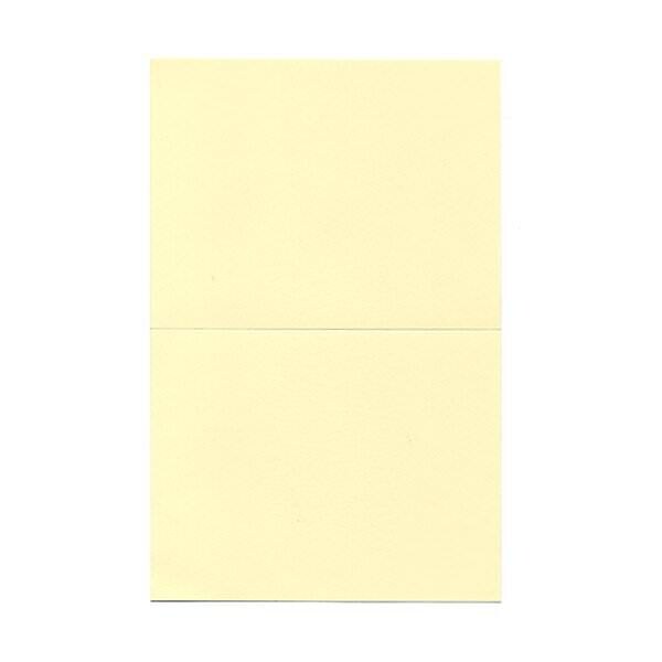 JAM Paper® Fold over Cards, A2 size, 4 3/8 x 5 7/16, Ivory, 25/pack (309908f)