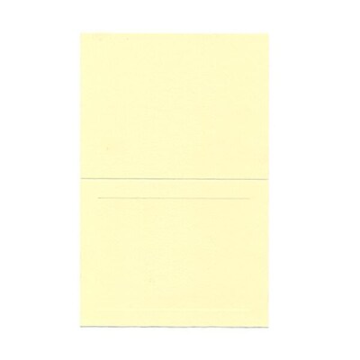 JAM Paper® Fold over Cards, A2 size, 4 3/8 x 5 7/16, Ivory Panel, 25/pack (309914f)