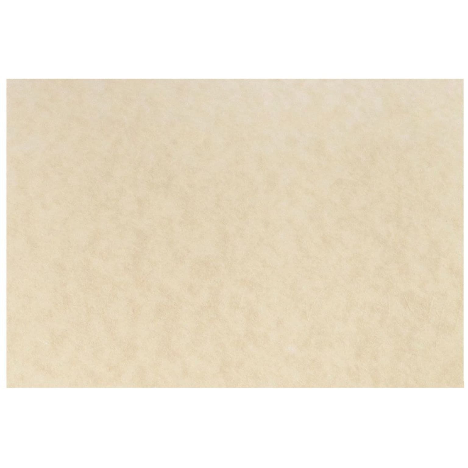 JAM Paper® Blank Note Cards, A6 size, 4 5/8 x 6 1/4, Natural Parchment, 100/pack (17531640b)