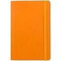 JAM Paper® Premium Soft Touch Journal, Travel Size, 4 x 6, Orange, Sold Individually (325Sl4x6or)
