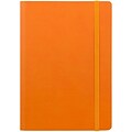 JAM Paper® Premium Soft Touch Journal, Medium, 5 x 7, Orange, Sold Individually (325Sl5x7or)