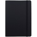 JAM Paper® Premium Soft Touch Journal, Medium, 5 x 7, Black, Sold Individually (325Sl5x7bl)
