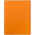 JAM Paper® Premium Soft Touch Journal, Large, 7 x 9, Orange, Sold Individually (325Sl7x9or)
