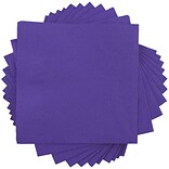 JAM Paper Medium Lunch Napkins, 2-Ply, Purple, 480 Napkins/Box (6255620728b)