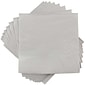 JAM Paper Beverage Napkin, 2-ply, Silver, 480 Napkins/Pack (255628826B)