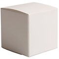 JAM Paper® Glossy Gift Boxes, Small, 2 x 2 x 2, White Glossy, 10/Pack (238327087)