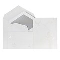 JAM Paper® Wedding Invitations, Combo, 1 small & 1 large, Cherub Hearts Design Wedding Invitation Sets, 50/pack (526670siCO)