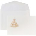 JAM Paper® Wedding Invitations, Small, 4 7/8 x 3 3/8, White Island Princess Cards w/ White Envelopes, 100/pack (52681250)
