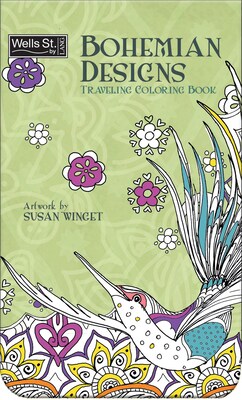 WSBL Bohemian Designs - Coloring Travel Coloring Book (6094000)
