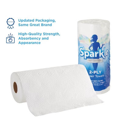 Sparkle Professional Series Paper Towels, 2-ply, 70 Sheets/Roll, 30 Rolls/Pack (2717201)