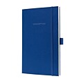 Sigel Felt Cover Lined Notebook - A5 Journal Size with Elastic Closure (SGA5FEL-RB)