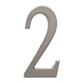 4.75 Number 2 Brushed Nickel (Whitehall Products) 11222