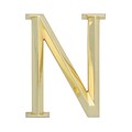 Classic 6 Inch Letter - N - Brass (Whitehall Products) 11170