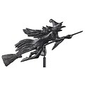 Flying Witch Garden Weathervane - Black (Whitehall Products) 00084
