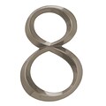 Classic 6 Inch Number  8  Polished Nickel (Whitehall Products) 11098