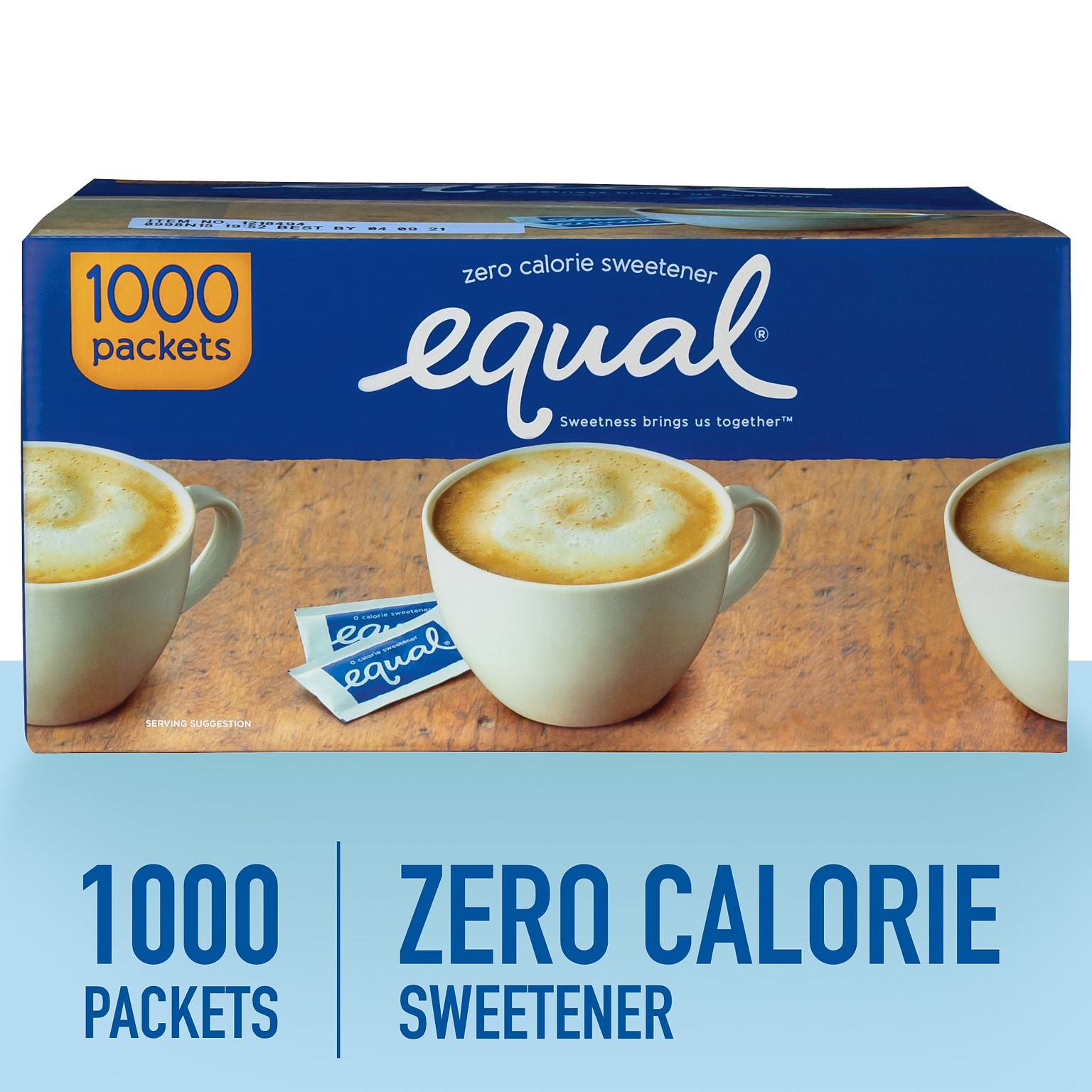 Equal Original Artificial Sweeteners, 1000/Box (220-00463)