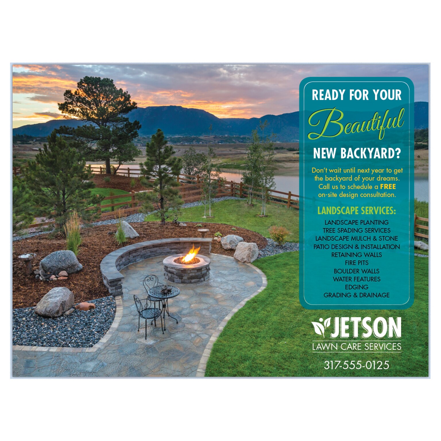 Custom Full Color Poster, 18 x 24, 33# Coated Stock, Laminated, Horizontal