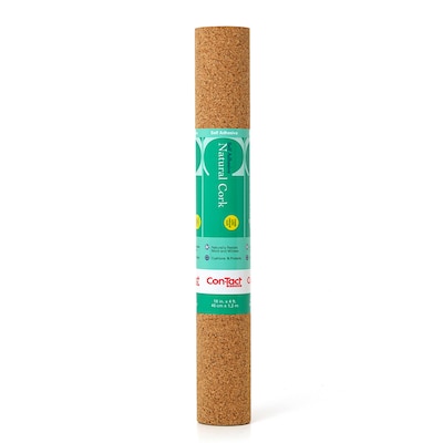 Kittrich Con-Tact® Adhesive Roll, 18 x 4, Cork (KIT04FC642106)