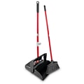 Libman Broom with Dustpan, Black/Red, 2/Carton (919)