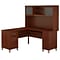 Bush Furniture Somerset 60W L Shaped Desk with Hutch, Hansen Cherry (SET002HC)