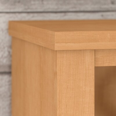 Bush Furniture Somerset 65"H 5-Shelf Bookcase with Adjustable Shelves, Maple Cross Laminate (WC81465)