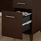 Bush Furniture Somerset 72"W L Shaped Desk with Hutch, Mocha Cherry (SET001MR)