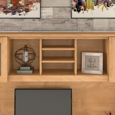 Bush Furniture Somerset 72"W Desktop Hutch, Maple Cross (WC81411)