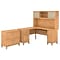 Bush Furniture Somerset 60W L Shaped Desk with Hutch and Lateral File Cabinet, Maple Cross (SET008MC