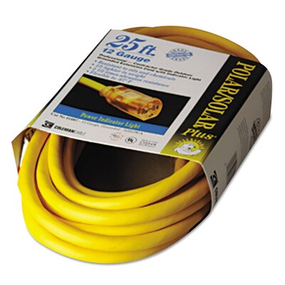 Coleman Cable Polar/Solar 25 Outdoor Extension Cord, 12 AWG (172-01687)