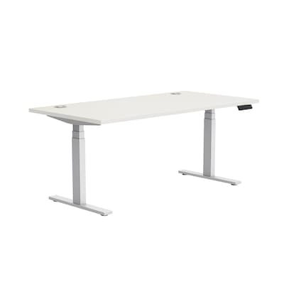Union & Scale™ Workplace2.0™ 30X60 Height Adjustable Table, Silver Mesh