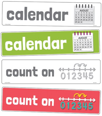 Carson-Dellosa Learning Cards Math Word Wall, Kindergarten, 60 cards/Set (145111)