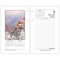 2020 AT-A-GLANCE 3 1/2 x 6 Daily Photographic Loose-Leaf Desk Calendar Refill (E417-50-20)