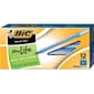 BIC Round Stic Xtra Life Ballpoint Pens, Medium Point, Blue Ink, 432/Carton (GSM11BLUCT)